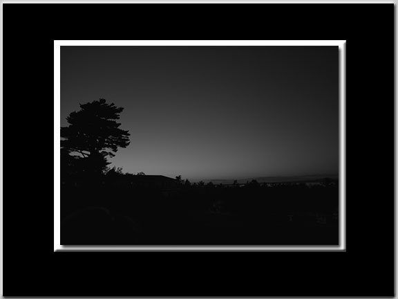 Sunset BW